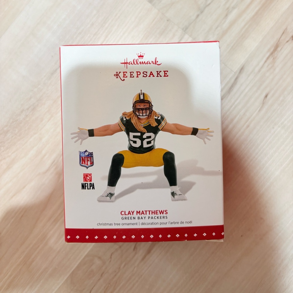 Clay Matthews Christmas Ornament